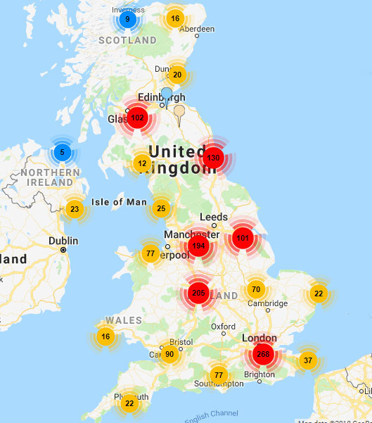 United Kingdom 2018 Drug Testing Data